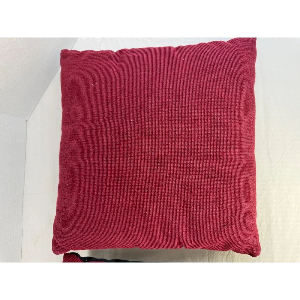 Vintage Angel Tapestry Throw Pillows‎ Set of 2 Christmas Decor Burgundy Navy